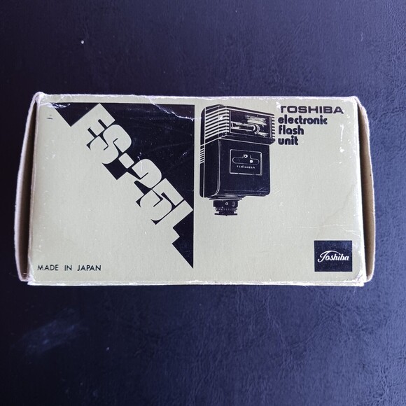 Toshiba Electronic Flash ES-25L With Manual and Original Box Untested - Picture 3 of 11